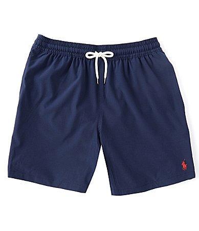 Polo Ralph Lauren Traveler Solid 5.75 Inseam Swim Trunks Product Image