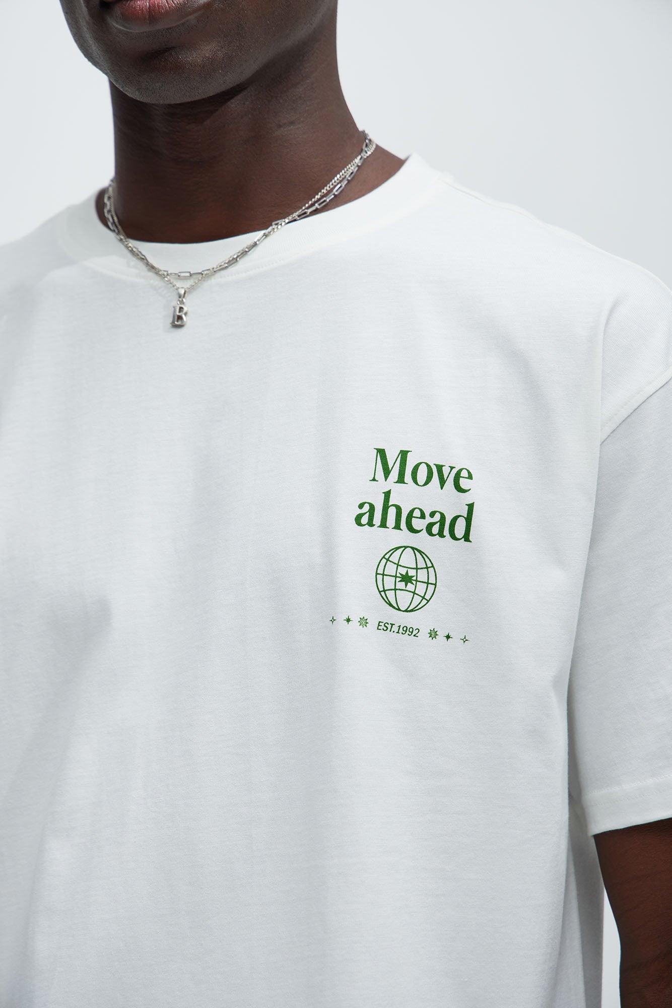 Move Ahead Short Sleeve Tee - Off White Product Image