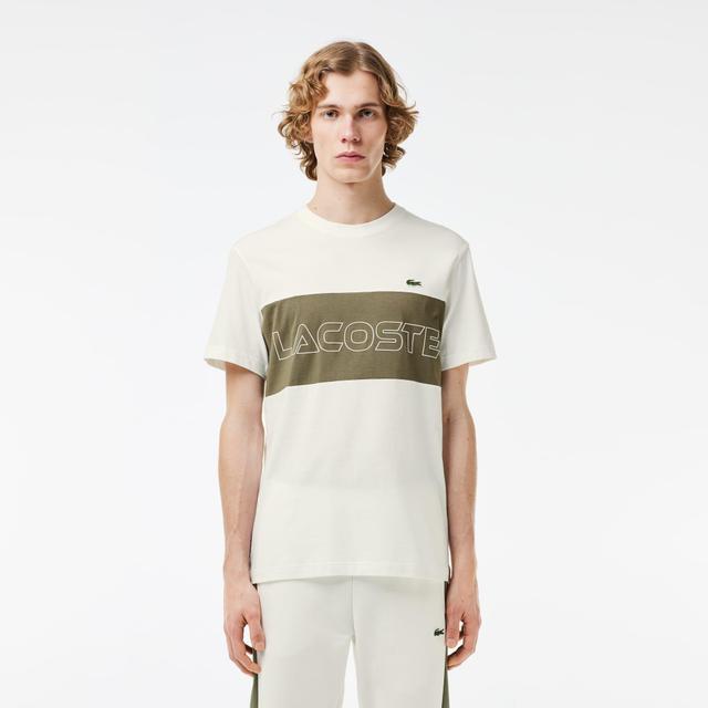 Lacoste Regular Fit Printed Colourblock T-shirt Product Image