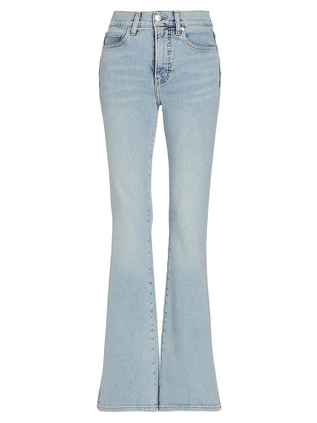 Beverly High-Rise Stretch Skinny Flare Jeans Product Image