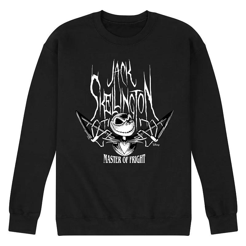 Disneys The Nightmare Before Christmas Jack Skellington Mens Master of Fright Fleece Sweatshirt Product Image