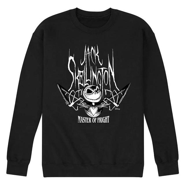 Disneys The Nightmare Before Christmas Jack Skellington Mens Master of Fright Fleece Sweatshirt Product Image