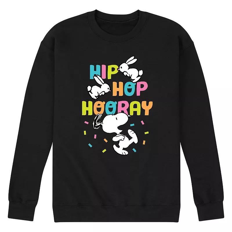 Mens Peanuts Hip Hop Hooary Fleece Sweatshirt Product Image