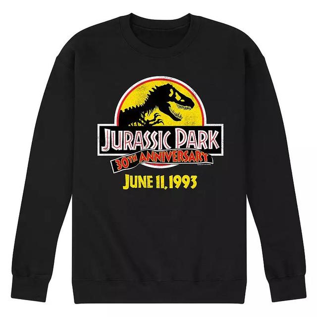 Mens Jurassic World 30th Logo Long Sleeve Black Product Image