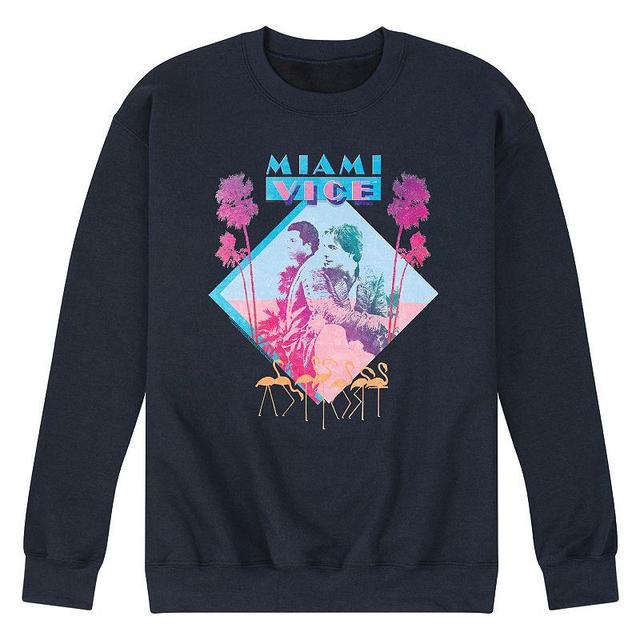 Mens Miami Vice Fleece Sweatshirt Blue Product Image