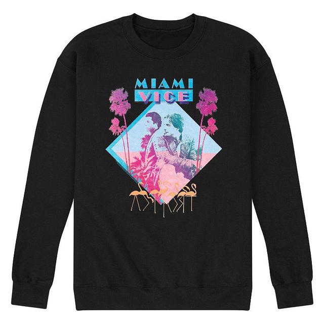 Mens Miami Vice Fleece Sweatshirt Blue Product Image