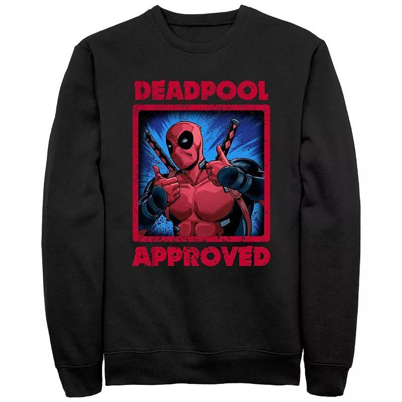 Mens Marvel Deadpool Approved Poster Graphic Fleece Product Image