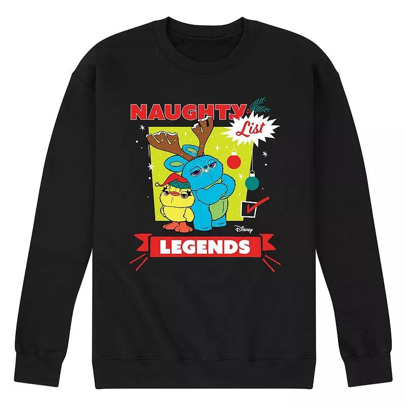 Disney / Pixars Toy Story 4 Mens Naughty List Legends Fleece Sweatshirt Product Image