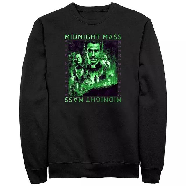 Mens Midnight Mass Green Lights Poster Graphic Fleece Product Image