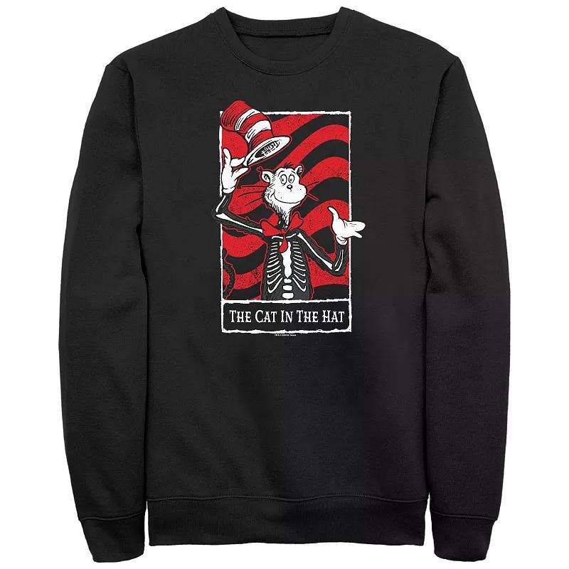 Mens Dr. Seuss The Cat In The Hat Card Mens Graphic Fleece Product Image