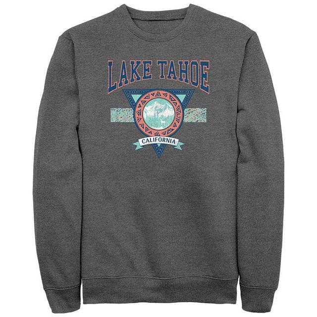 Mens Lake Tahoe California Sweatshirt Grey Heather Product Image