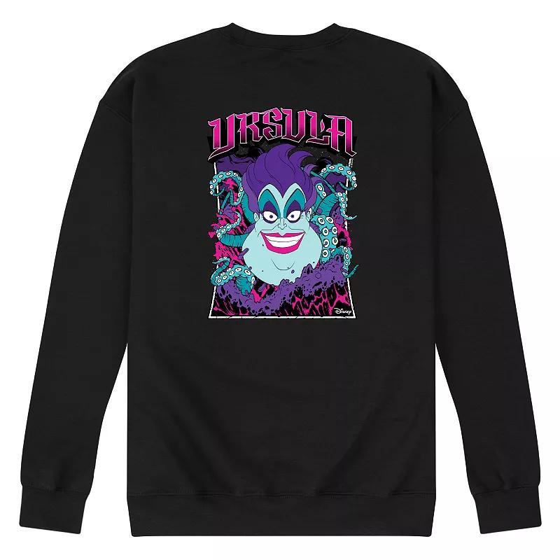 Disney Villains The Little Mermaid Ursula Mens Neon Poster Fleece Sweatshirt Product Image