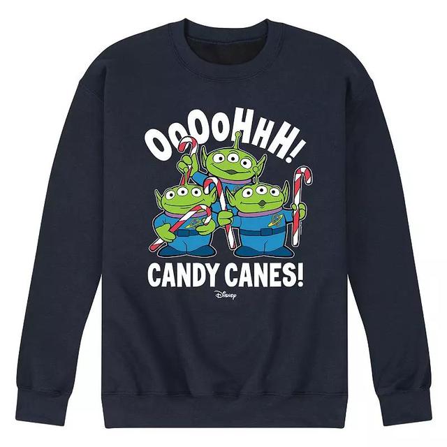 Disney / Pixars Toy Story 4 Aliens Mens Ohh Candy Canes Fleece Sweatshirt Product Image