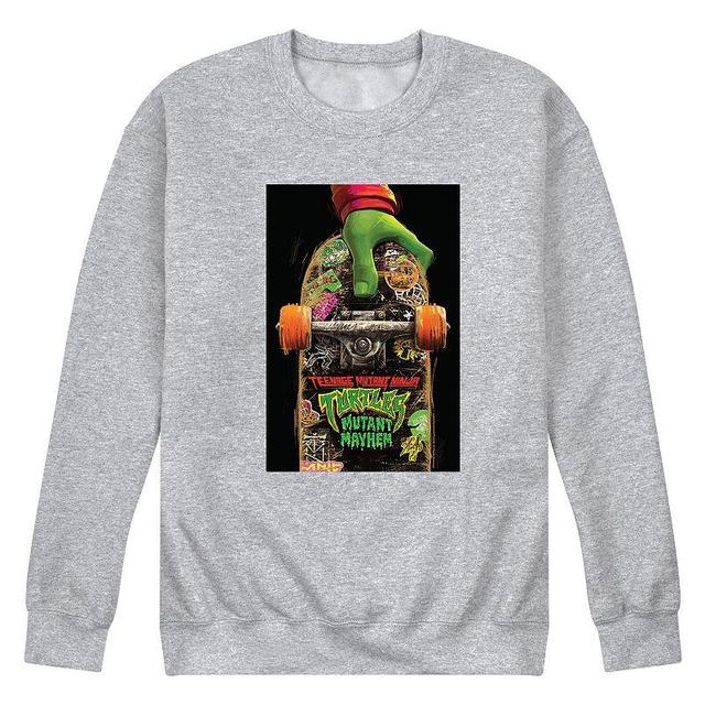 Mens Teenage Mutant Ninja Turtles Mutant Mayhem Fleece Graphic Tee Med Grey Product Image