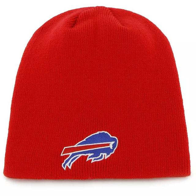 Mens Red Buffalo Bills Secondary Logo Knit Beanie Product Image