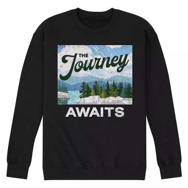 Mens The Journey Awaits Graphic Sweatshirt Product Image