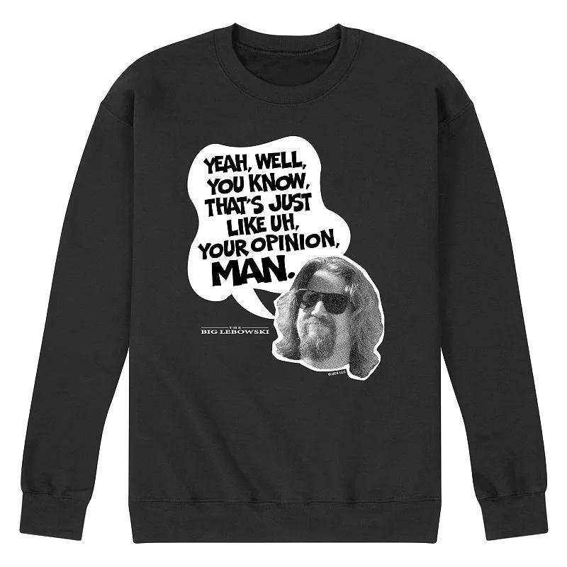 Mens The Big Lebowski Your Opinion Man Fleece Product Image