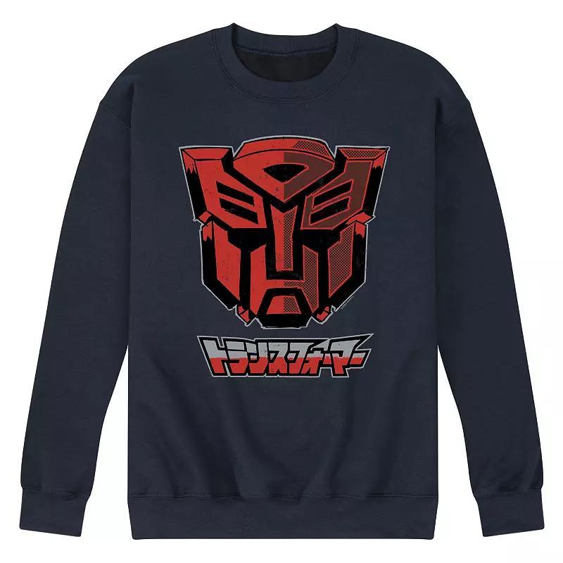 Mens Transformers Autobot Comic Style Fleece Sweatshirt Product Image