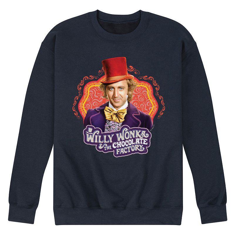 Mens Willy Wonka Fleece Sweatshirt Product Image