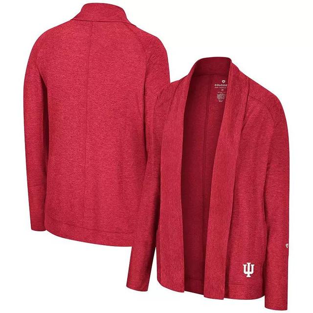 Womens Colosseum Crimson Indiana Hoosiers Morningside Cardigan Sweater Product Image