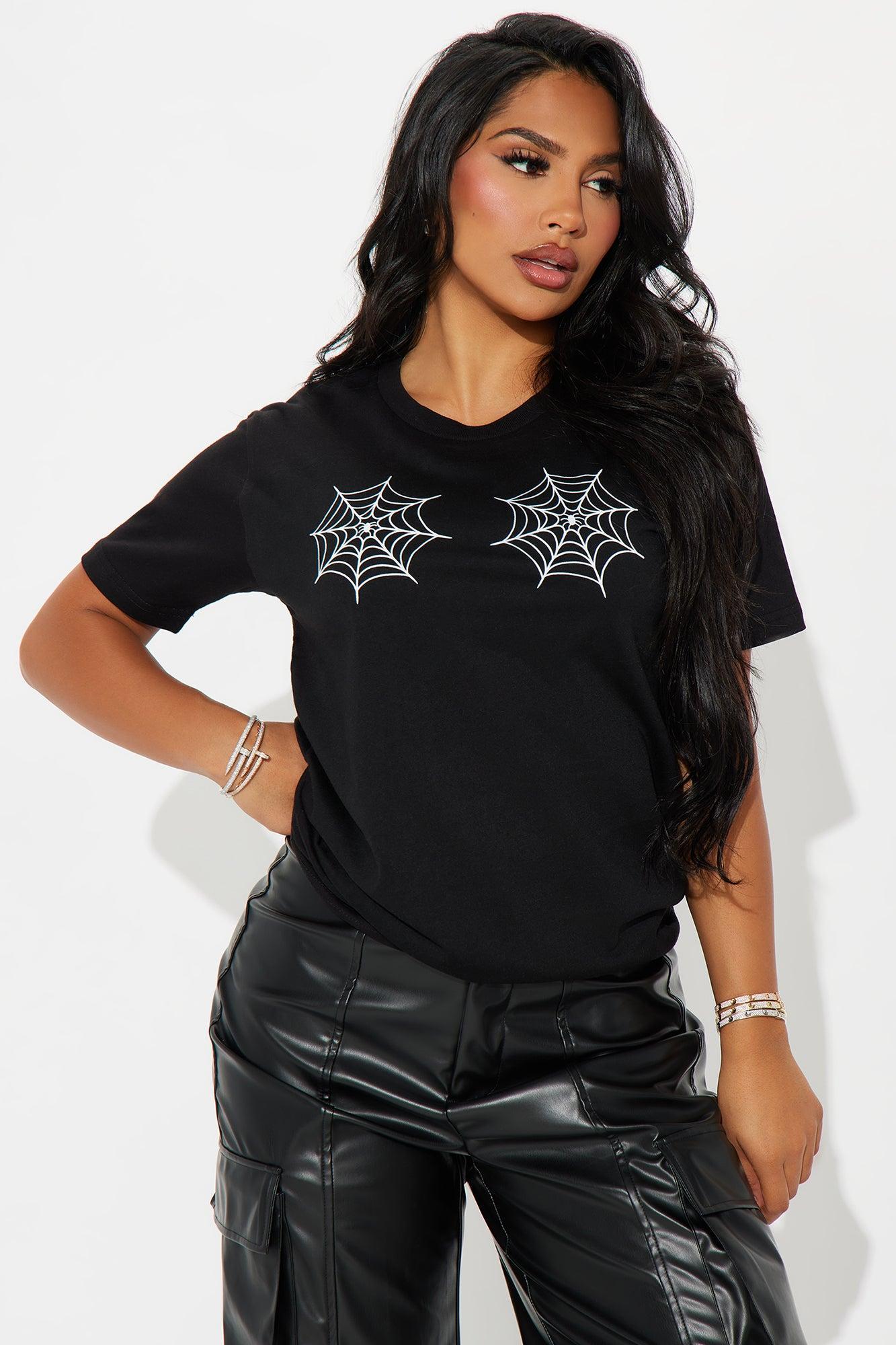 Caught In My Web Tee - Black product image