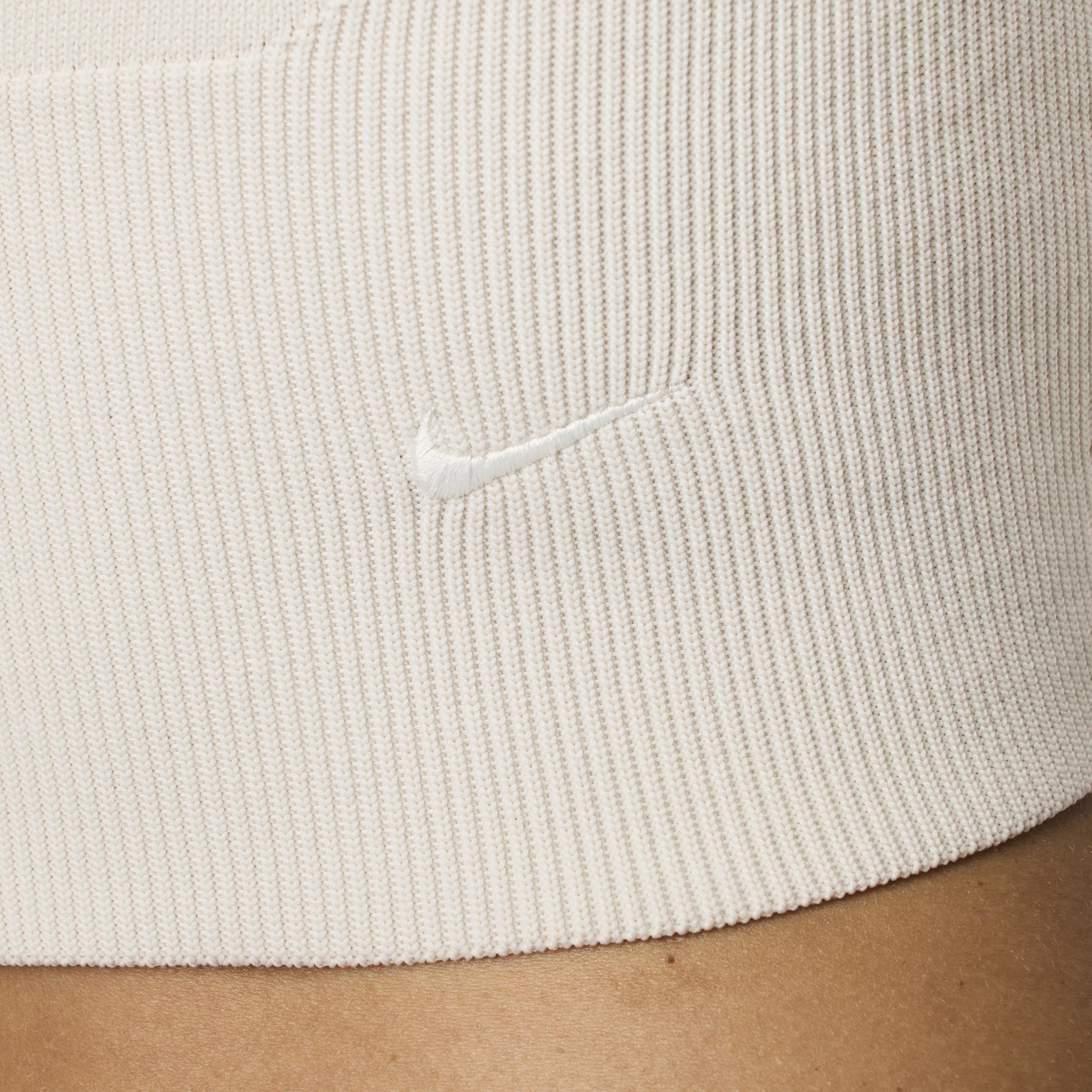 Women's Nike Sportswear Chill Knit Slim Long-Sleeve Cropped Sweater 1/2-Zip Top Product Image