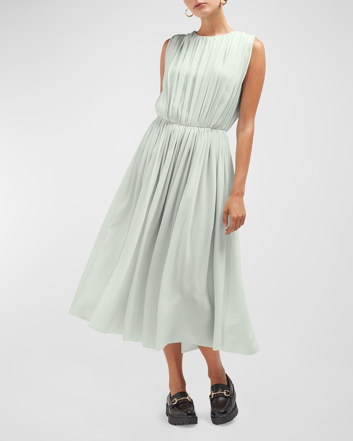 Womens Cala Silk Midi Dress Product Image