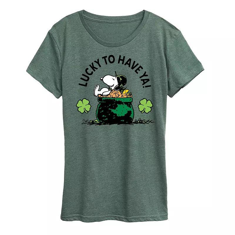 Instant Message Womens Womens Tee Shirts HEATHER - Heather Juniper Its Not Hoarding If Its Plants Graphic Tee - Women, Juniors, Plus & Petite Product Image