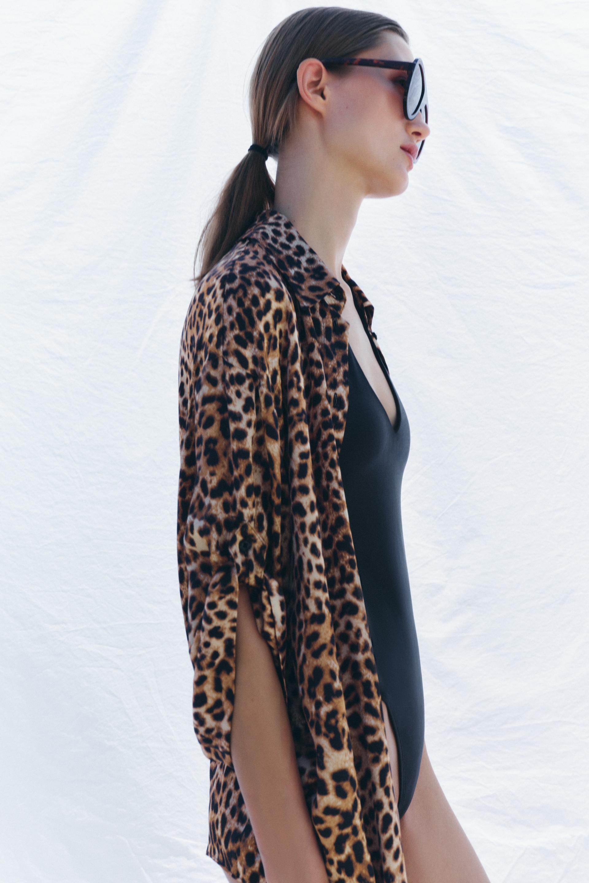 ZW COLLECTION ANIMAL PRINT SHIRT Product Image