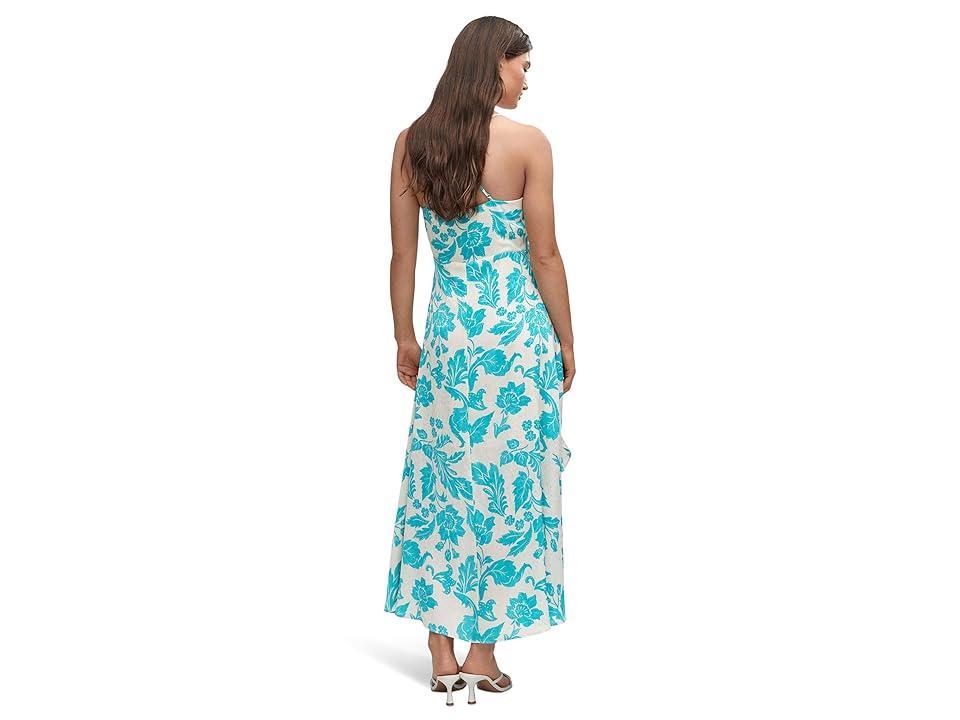 MANGO Print Sleeve Ruffle Maxi Dress Product Image