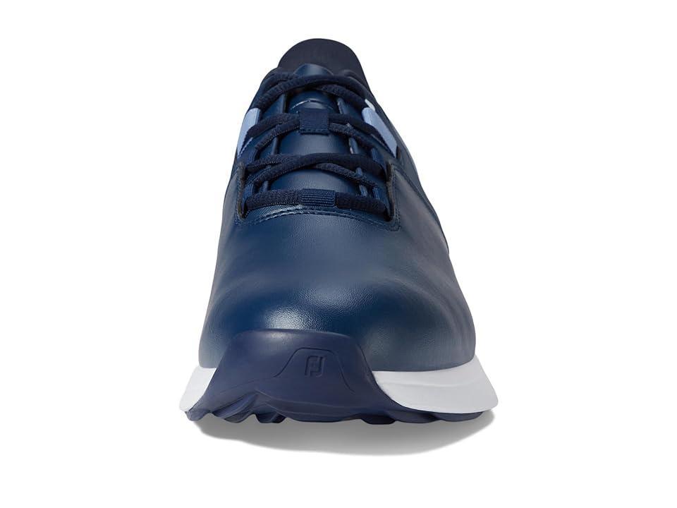 FootJoy ProLite Golf Shoes Blue/White) Men's Shoes Product Image