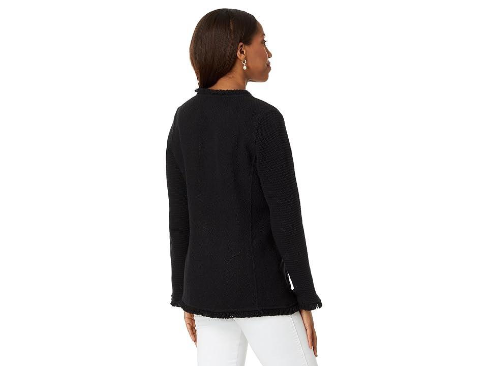 NIC+ZOE Fringe Knit Jacket Product Image