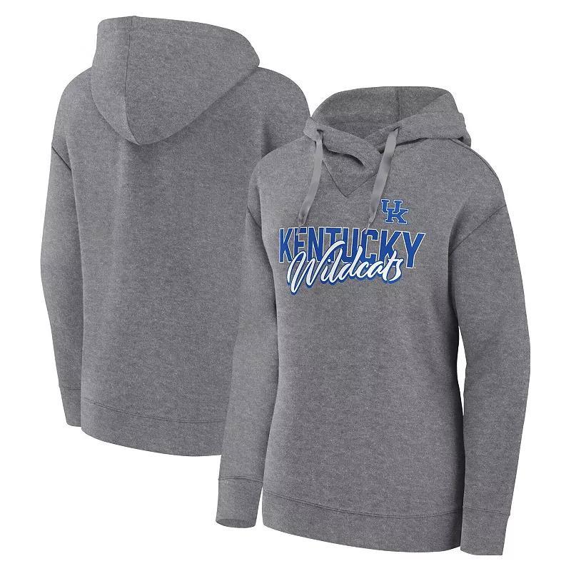 Womens Fanatics Branded Heather Gray San Francisco Giants Script Favorite Pullover Hoodie Product Image