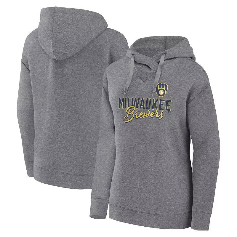 Womens Profile Heather Gray Philadelphia Phillies Plus Size Pullover Hoodie Product Image