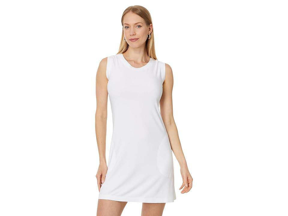 Norma Kamali Sleeveless Swing Mini Dress (Snow ) Women's Dress Product Image