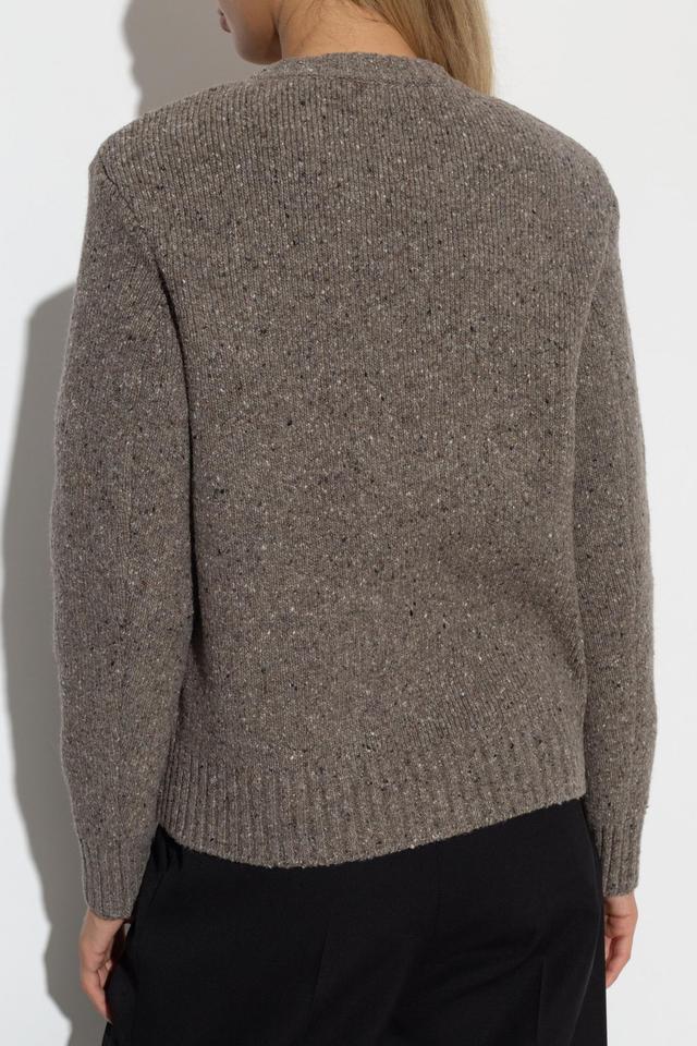 Crewneck Sweater In Riverbed Melange Product Image