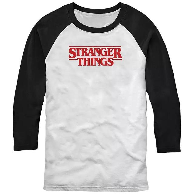 Mens Stranger Things Raglan Graphic Tee Product Image