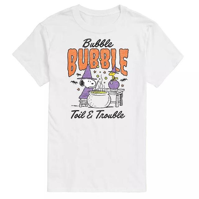 Mens Peanuts Bubble, Bubble, Toil & Trouble Graphic Tee Product Image