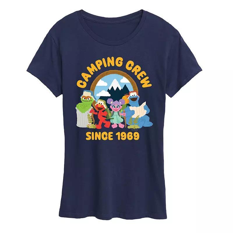 Womens Sesame Street 70s Vibes Graphic Tee Product Image