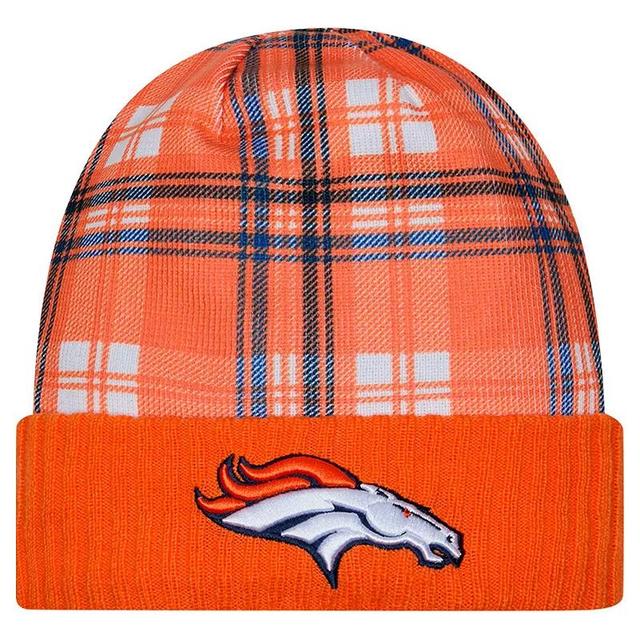 Mens New Era Denver Broncos Sideline Statement Cuffed Knit Hat Product Image