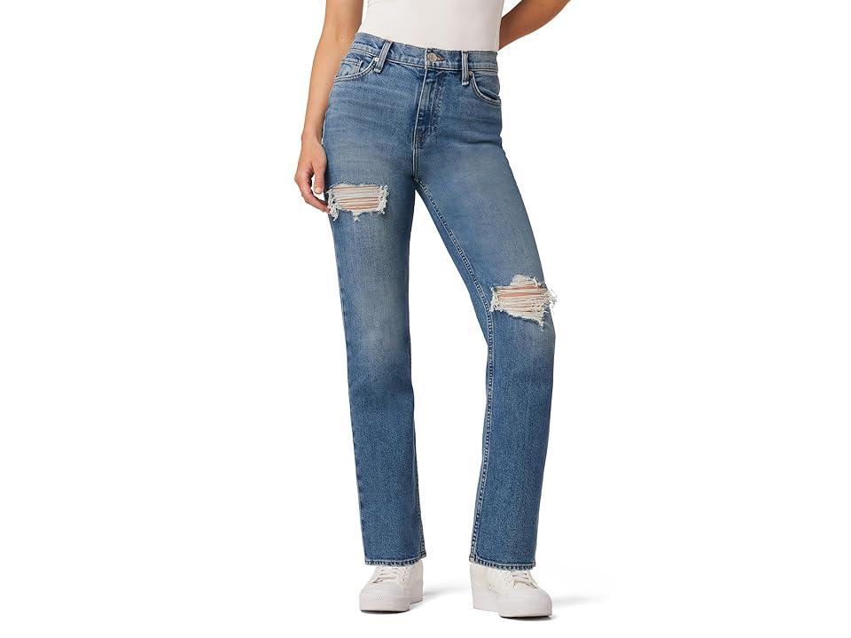 Hudson Jeans Remi High-Rise Straight in Destructed Lucent (Destructed Lucent) Women's Jeans product image