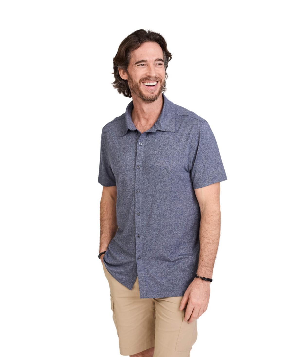 WearFirst Mens All Day Short Sleeve Button Up Shirt Product Image