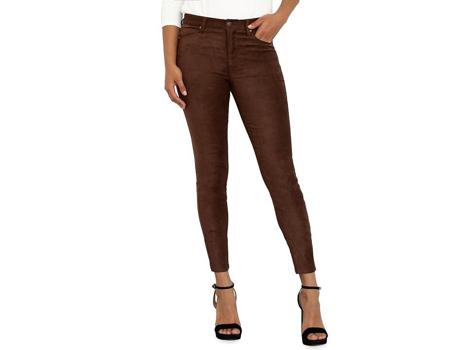 Liverpool Los Angeles Liverpool Abby Faux Suede Ankle Pants Product Image