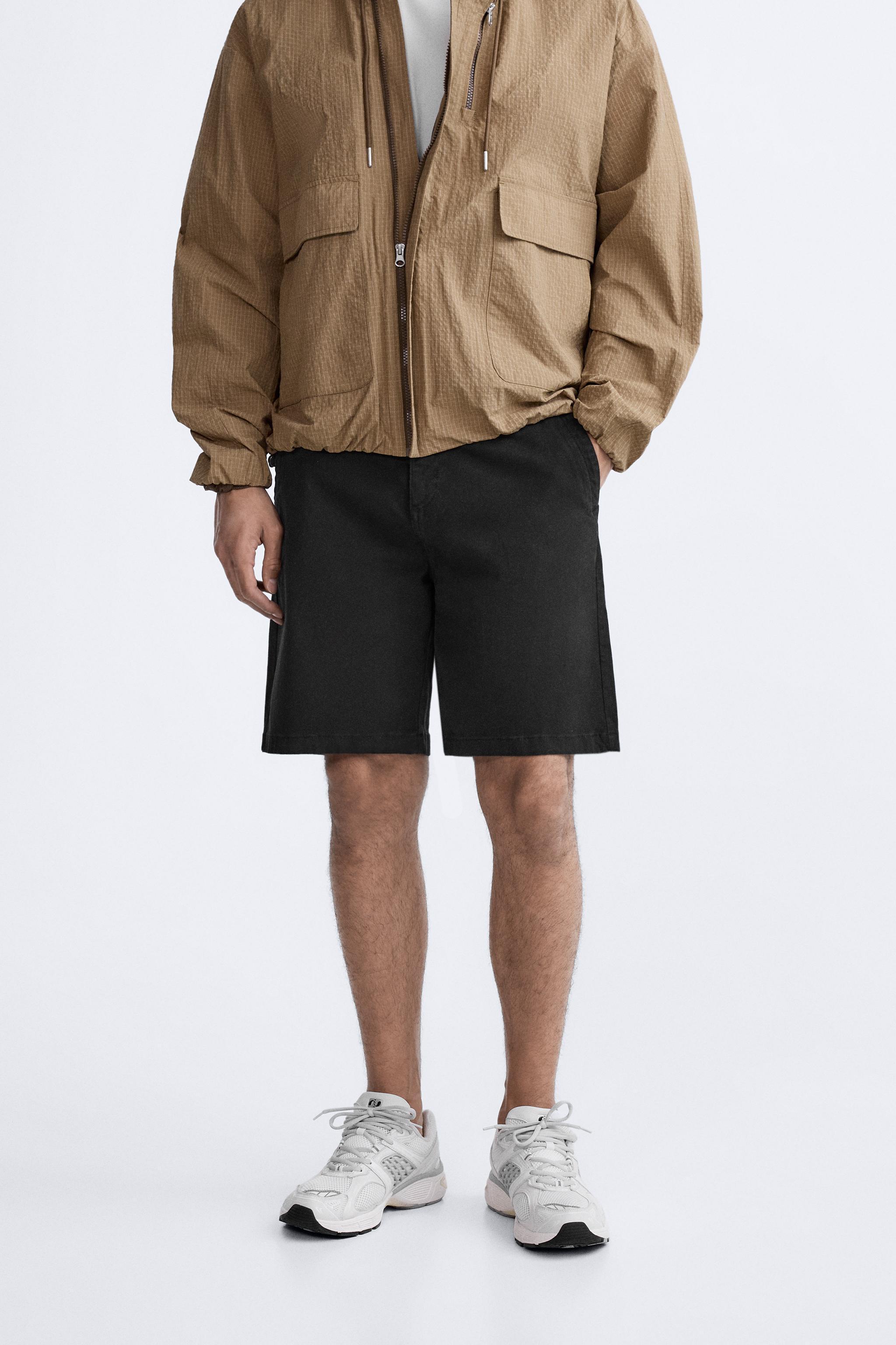 STRUCTURED CHINO BERMUDA SHORTS Product Image