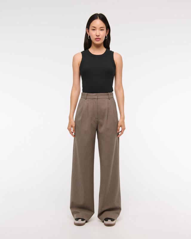 A&F Sloane Tailored Wide Leg Pant Product Image