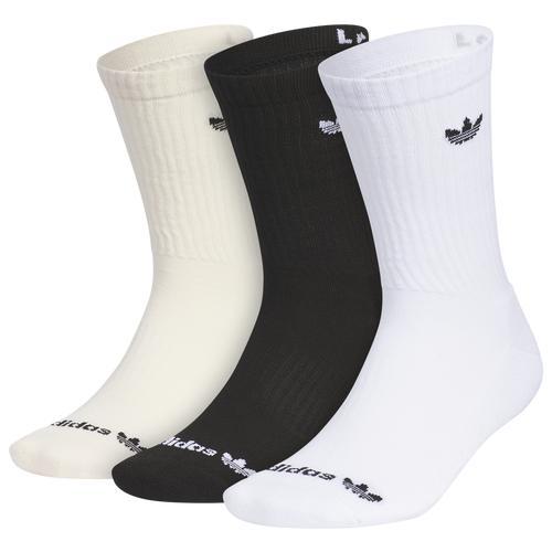 adidas Originals Mens adidas Originals Trefoil 2.0 3 Pack Crew Sock - Mens Black/Wonder White/White Product Image