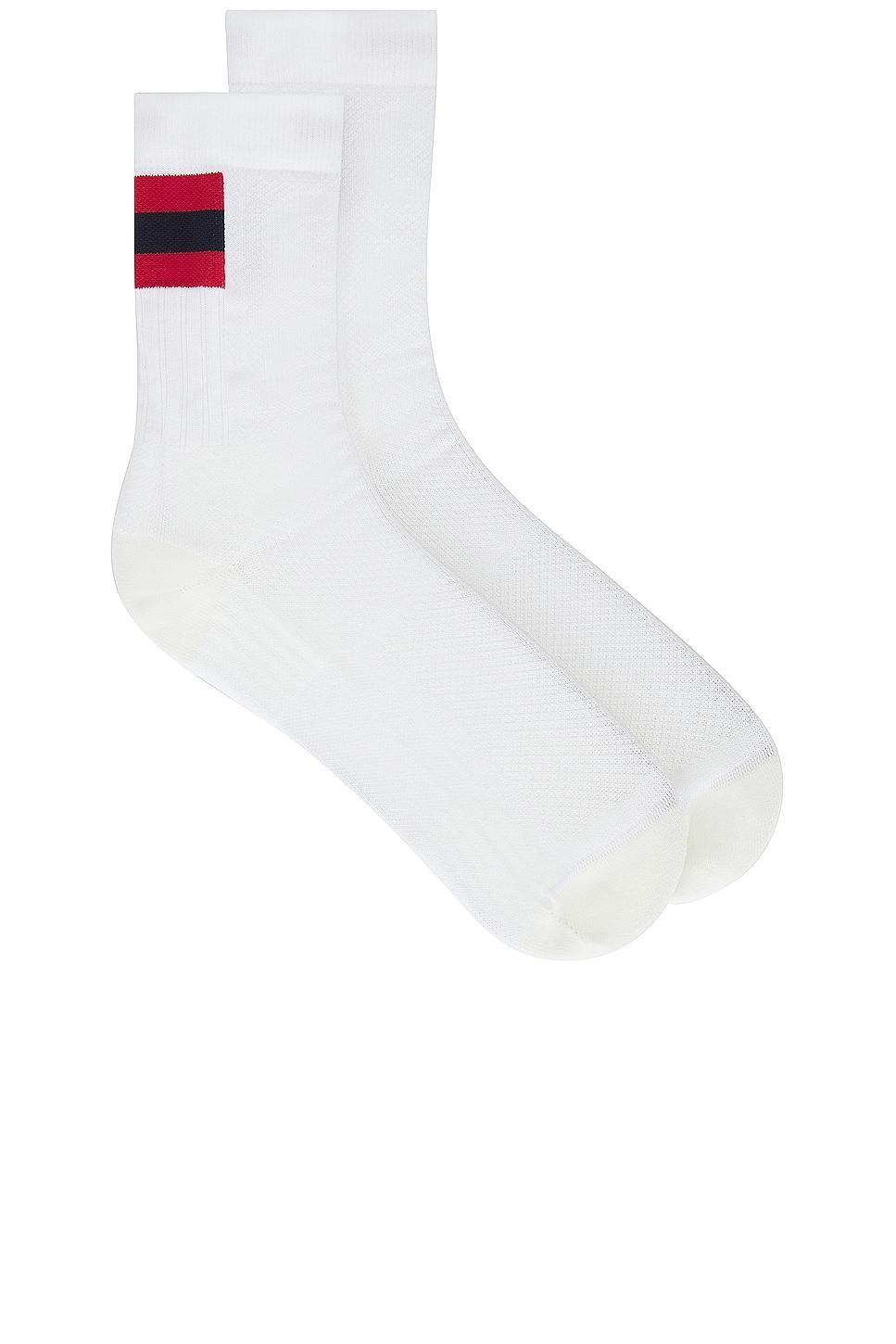 On Tennis Sock in White Product Image