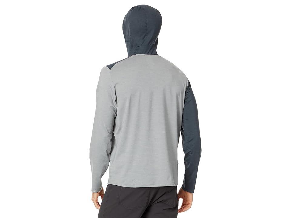 Oakley Gravity Range Pullover Hoodie (Steel Grey Heather) Men's Clothing Product Image