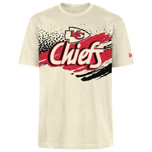 New Era Mens Chiefs Fitted Short Sleeve T-Shirt - Multi/Tan Product Image