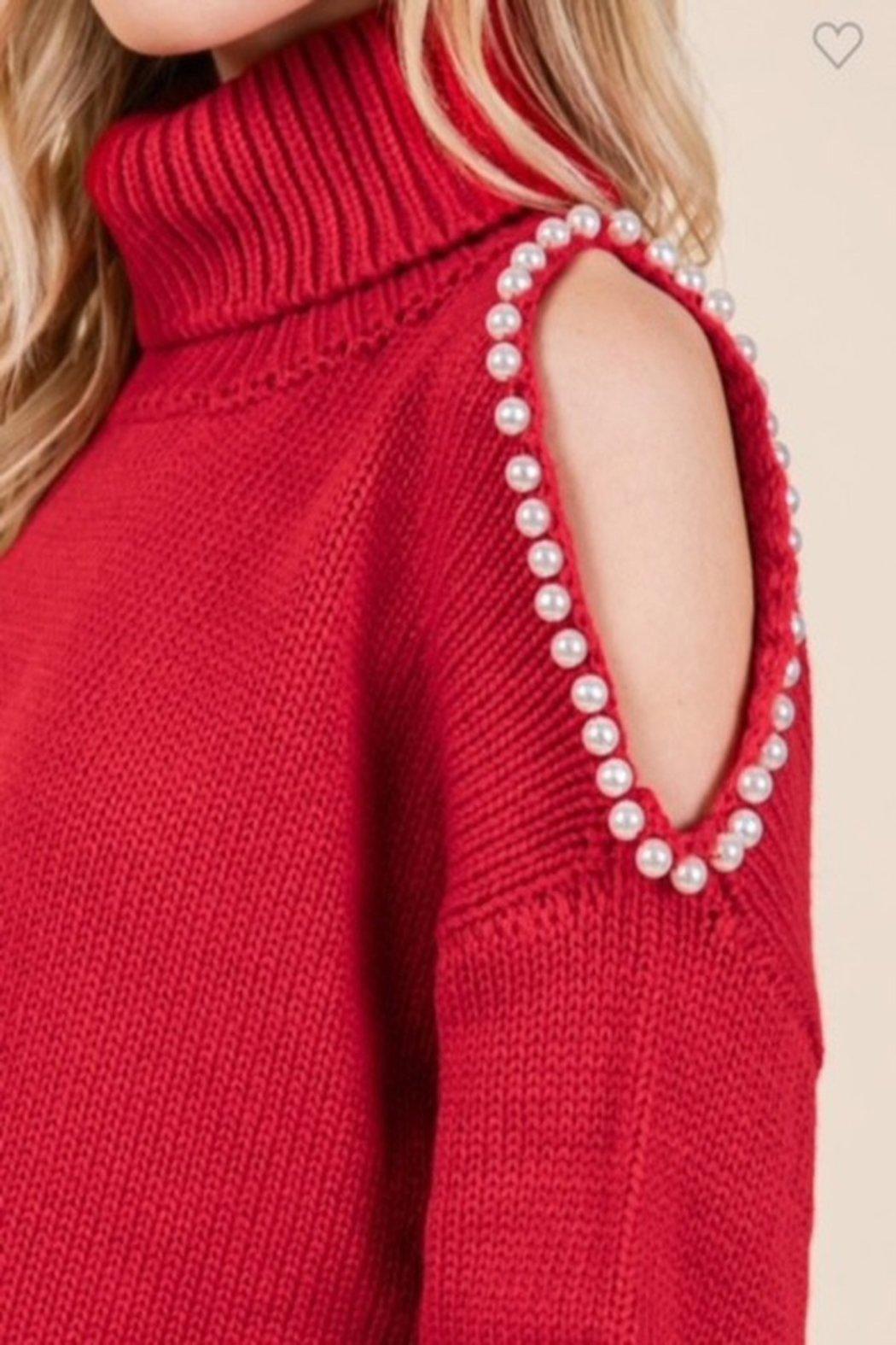 Pearl Knit Sweater Product Image